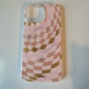 Sonix neutral checkered iPhone 15 pro max case